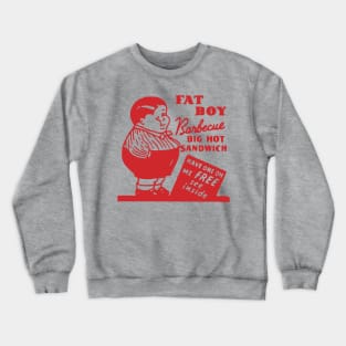 Vintage Restaurant - Fat Boy BBQ San Francisco Crewneck Sweatshirt